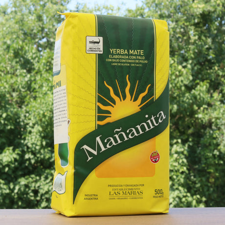 Čaj yerba maté Mañanita • Vyrobeno s větvičkami • 500 g