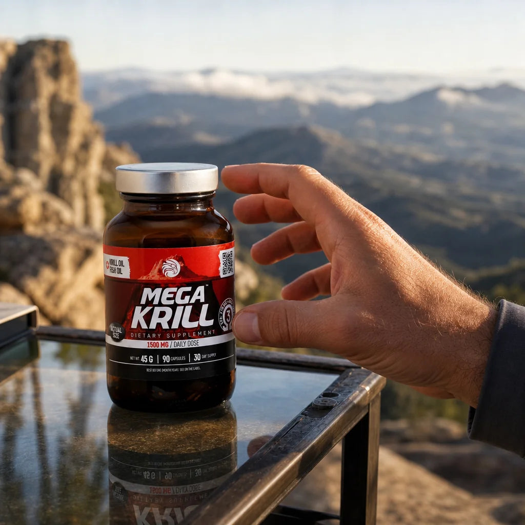 MegaKRILL 1500 mg krilový olej + rybí olej • 90 kapslí