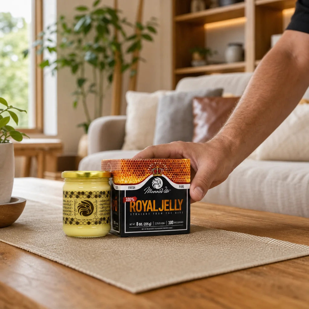 Mannavita Premium Mateří Kašička • 2,5% 10-HDA • 100g
