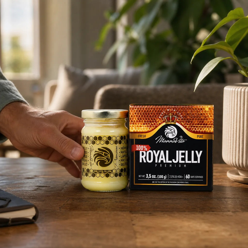Mannavita Premium Mateří Kašička • 2,5% 10-HDA • 100g