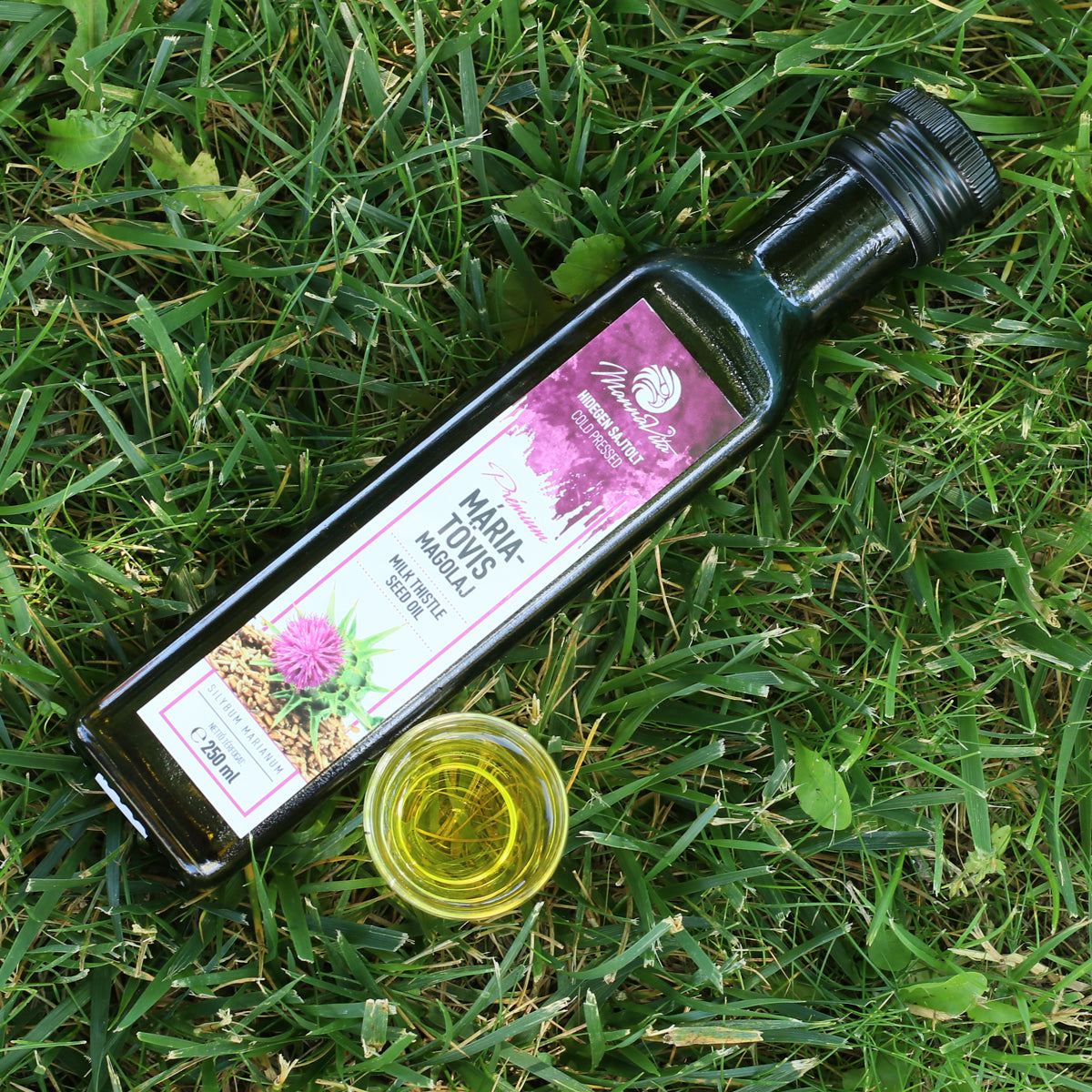 Mannavita Maďarský za studena lisovaný olej ze semen ostropestřce mariánského • 250 ml