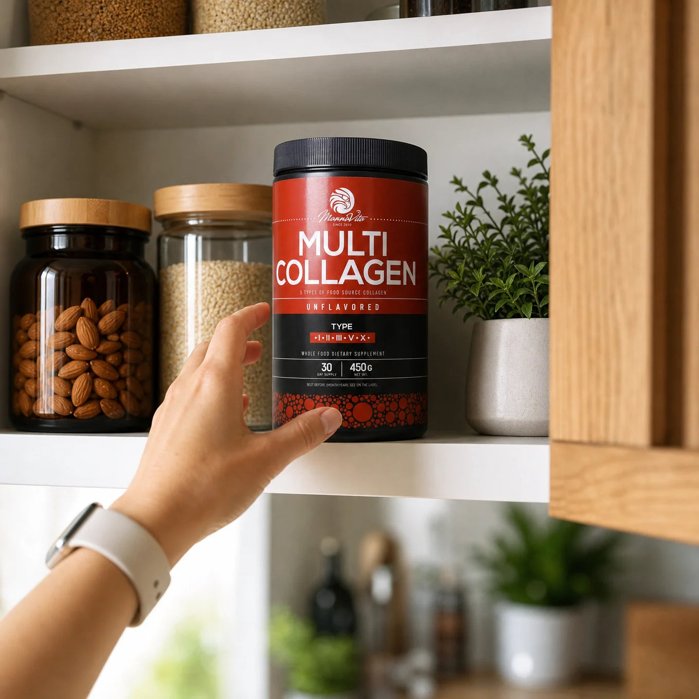Mannavita Multi Kolagenový prášek • Neochucený • 450g