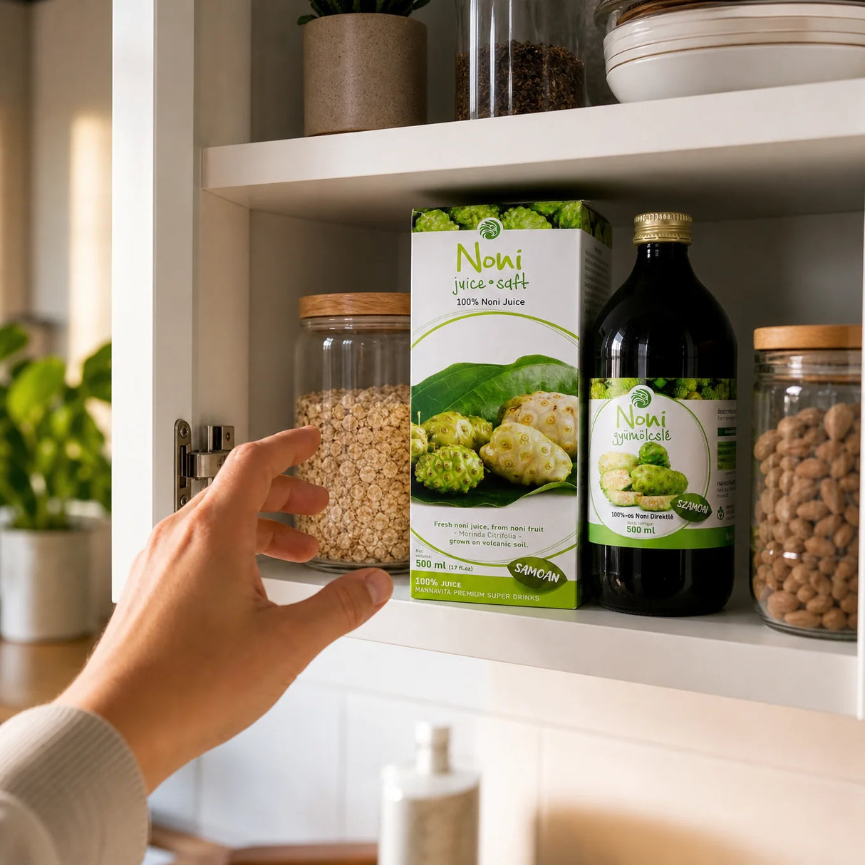 Mannavita Noni 100% lisovaná čistá šťáva • 500 ml