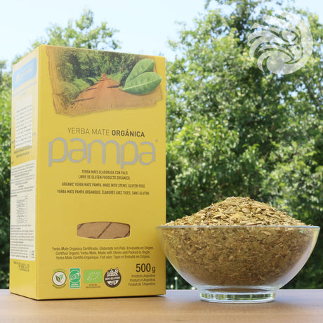 Pampa Bio yerba maté • Vyrobeno se stonky • 500 g