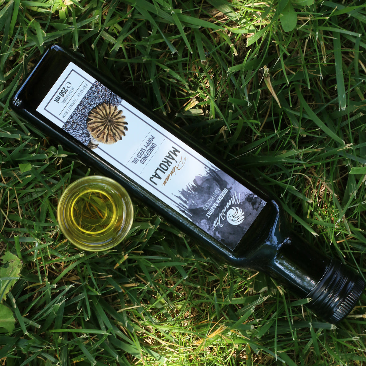 Mannavita Maďarský za studena lisovaný makový olej • 250 ml