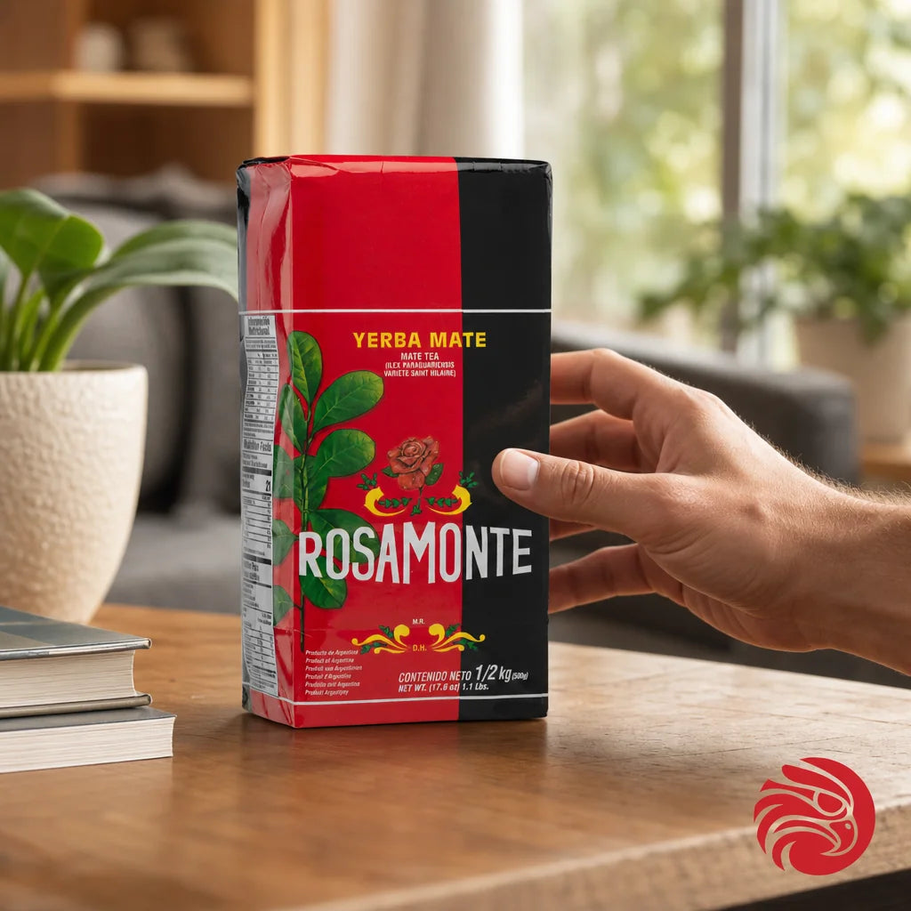 Rosamonte yerba maté • se stonky (Elaborada con palo) • 500 g