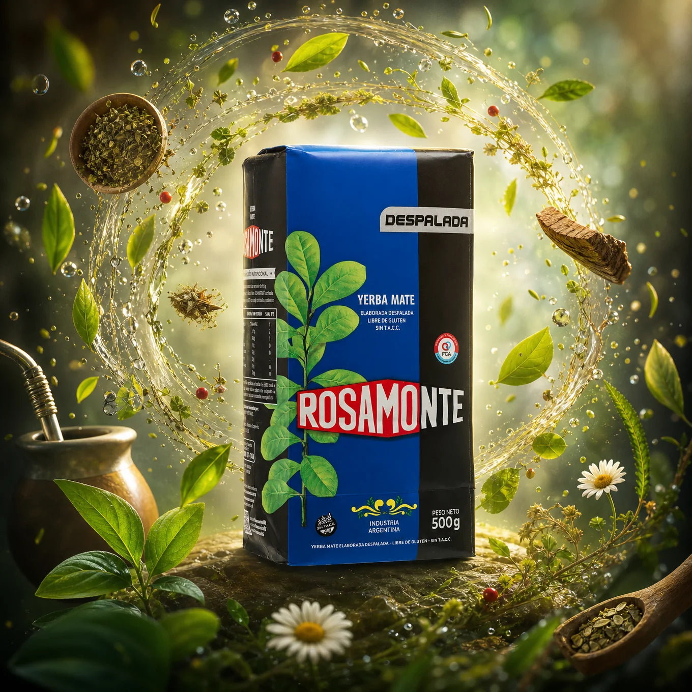 Rosamonte yerba maté • DESPALADA • 500 g
