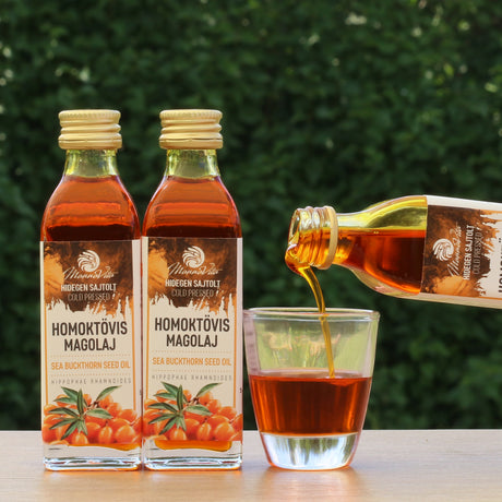 Mannavita maďarský za studena lisovaný olej ze semen rakytníku • 40 ml