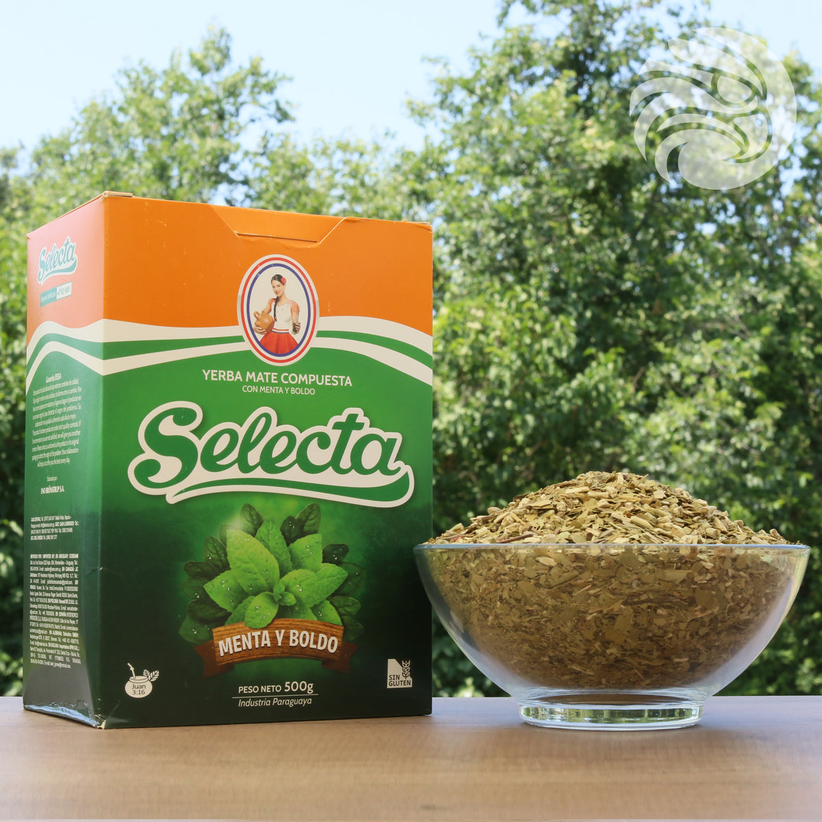 Čaj Selecta yerba maté • Boldo + máta • 500 g