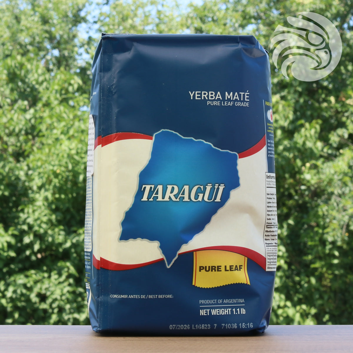 Čaj yerba maté Taragüi • Čisté listy – sin palo • 500 g
