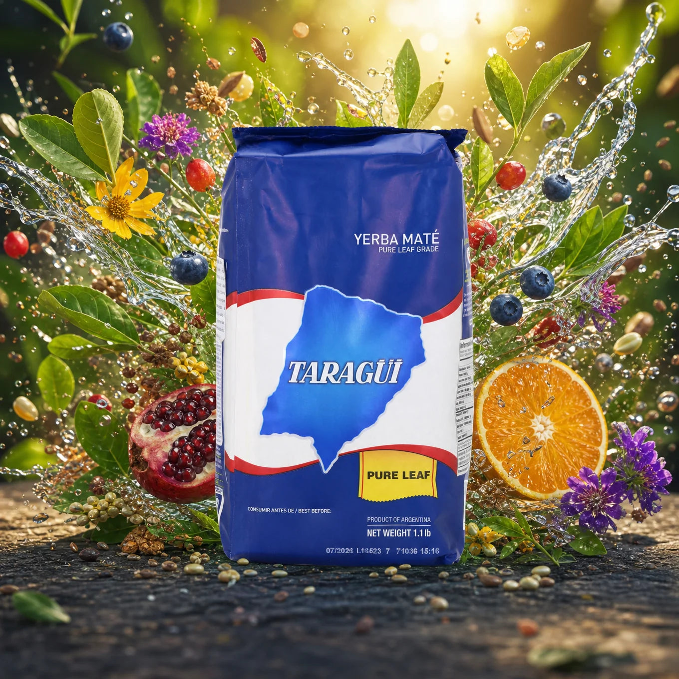 Taragüi yerba maté • čisté listy – bez stonků (Sin palo) • 500 g