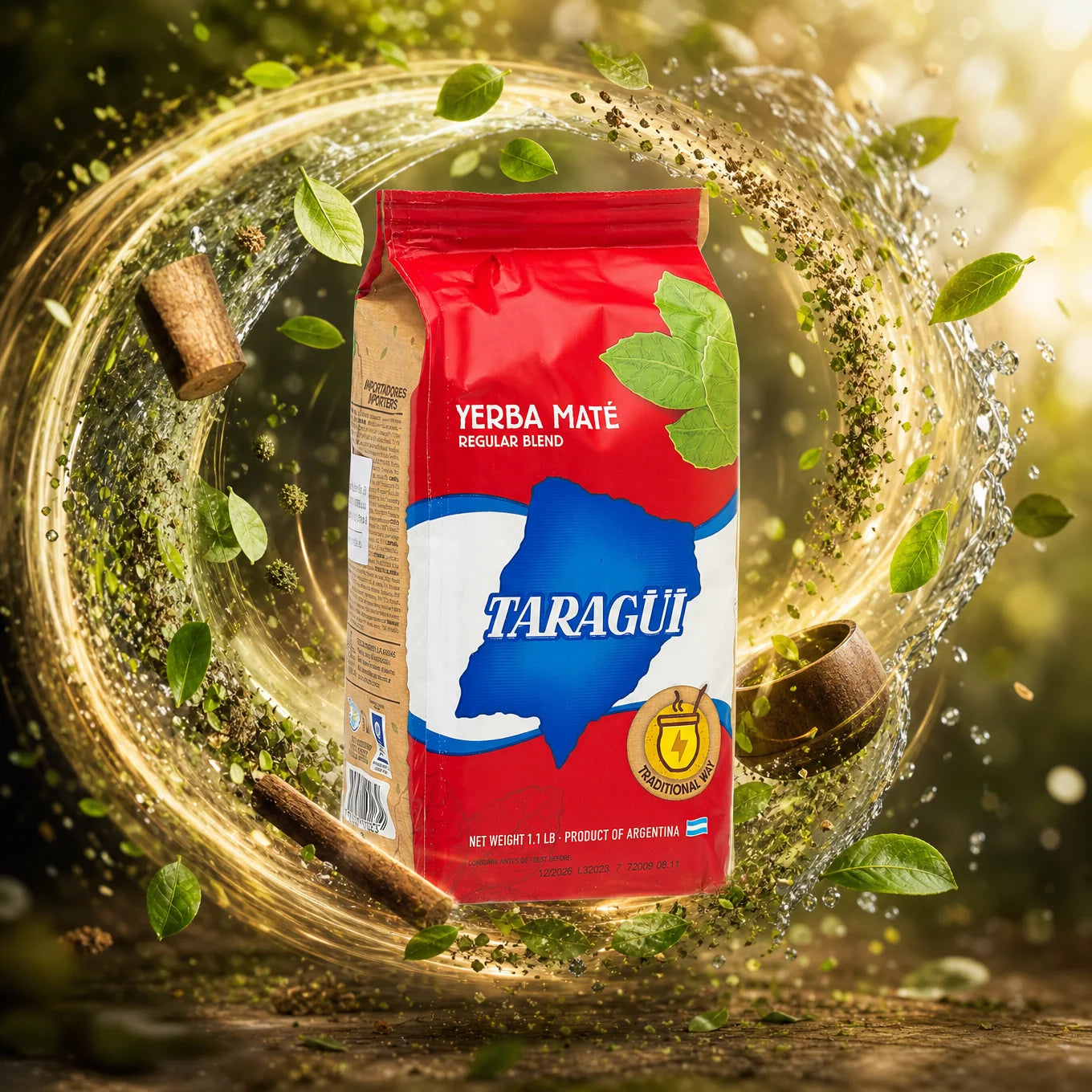 Taragüi yerba maté čaj • S větvičkami • 500 g