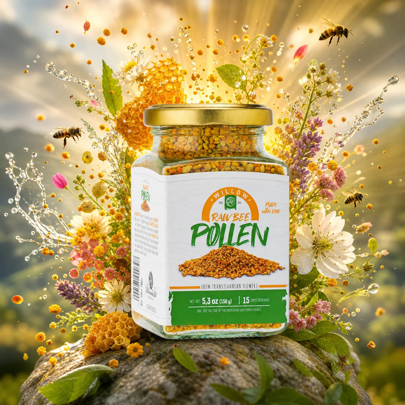 Mannavita syrový Vrbový včelí pyl • 150 g