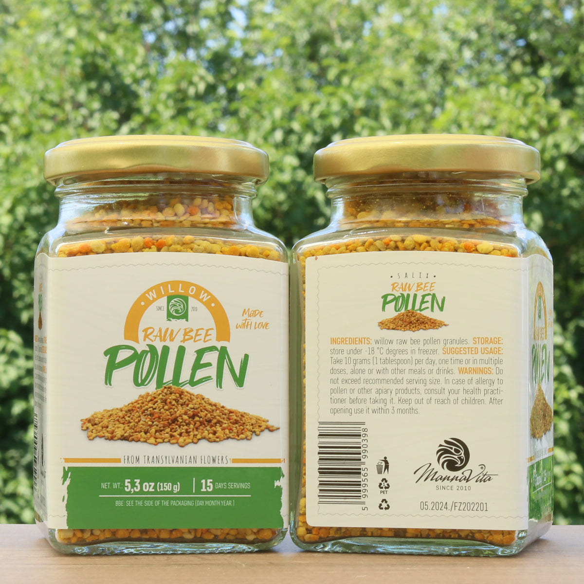 Mannavita syrový Vrbový včelí pyl • 150 g